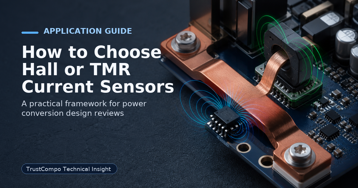 Hall vs TMR Current Sensor Selection Guide for Power Conversion