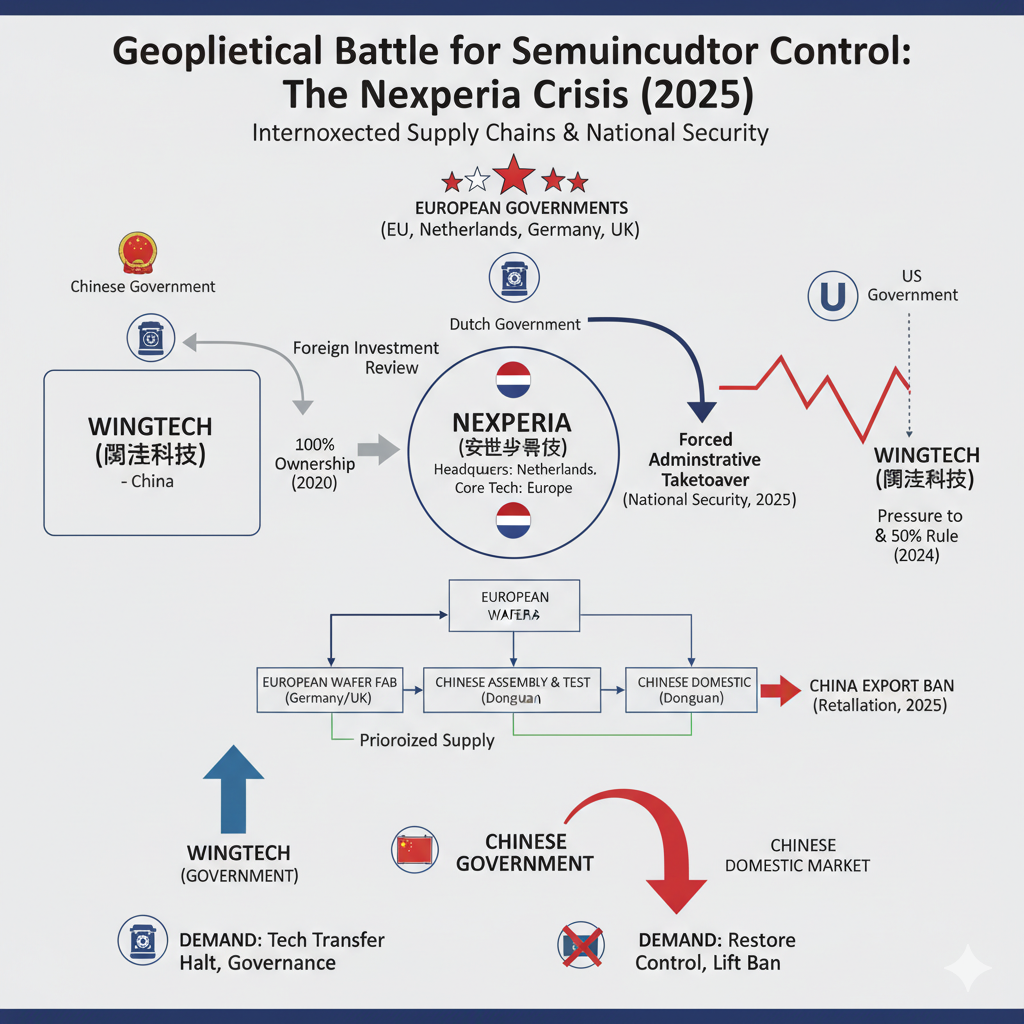 Nexperia Takeover Incident Diagram